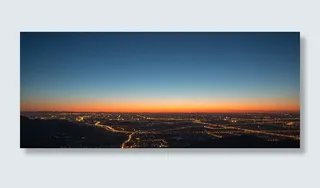 城市黄昏banner背景高清