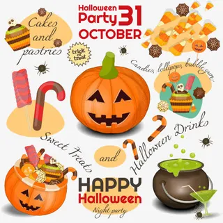 精美节日广告元素矢量素材免抠