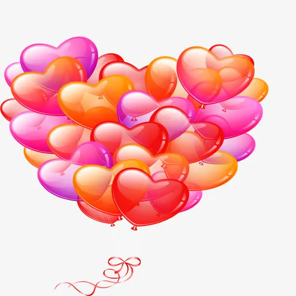 爱心气球免抠