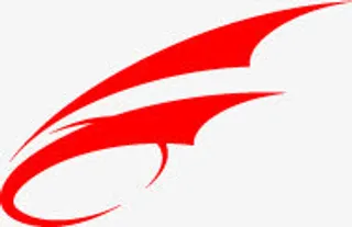 红色个性标志招聘免抠