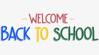 欢迎返回学校英文免抠