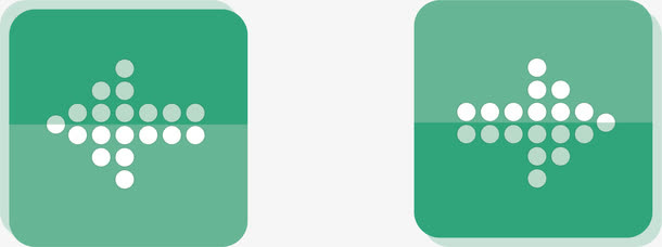 创意箭头按钮免抠