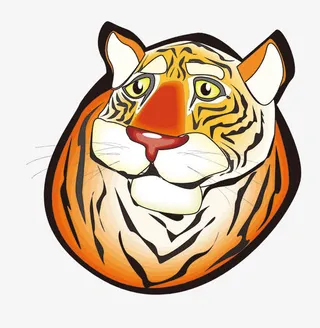 老虎头像免抠