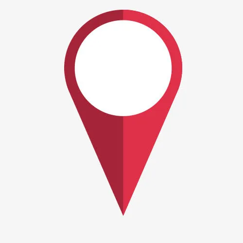 彩色地图地标量素材免抠