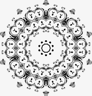 中国风花纹背景图案