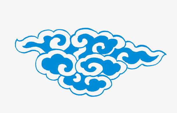 矢量佛教云纹免抠