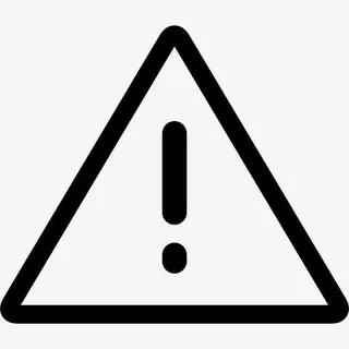 三角警示信号图标免抠图标元素