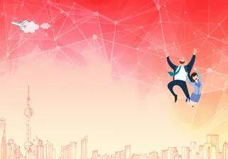 高薪招聘海报背景素材高清