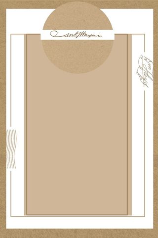 文艺邀请函简约边框平面广告高清