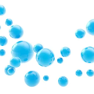 蓝色圆球免抠