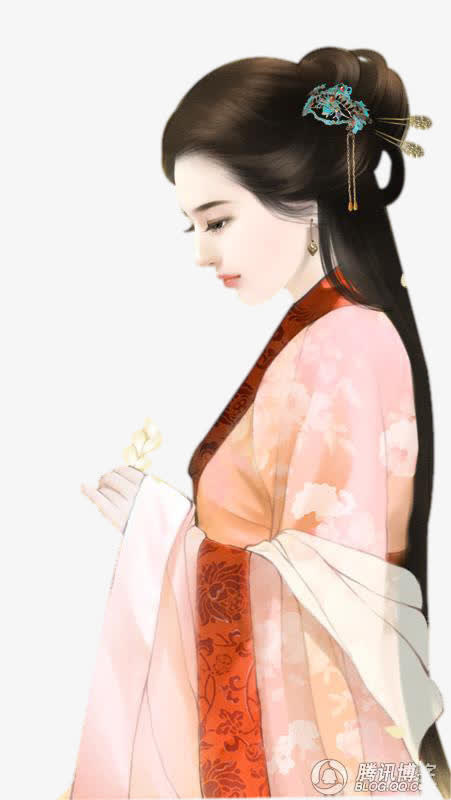 古典美女免抠