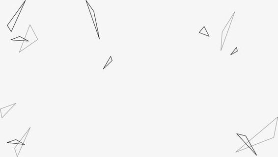 黑色几何图案免抠