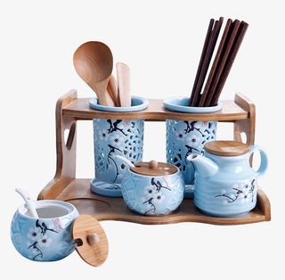 厨房餐具筷子筒组合套装免抠