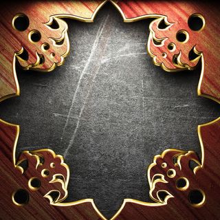 时尚花纹边框素材免抠