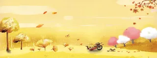 秋季背景海报