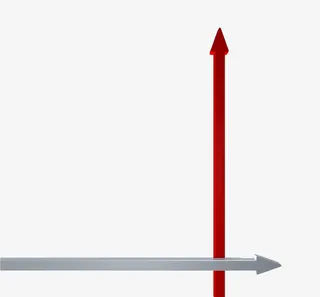 手绘交叉箭头免抠