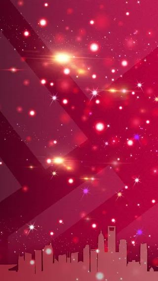 扁平城市H5背景高清