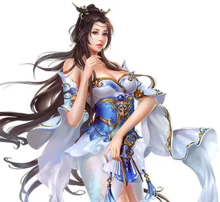 王语嫣游戏角色png素材免抠