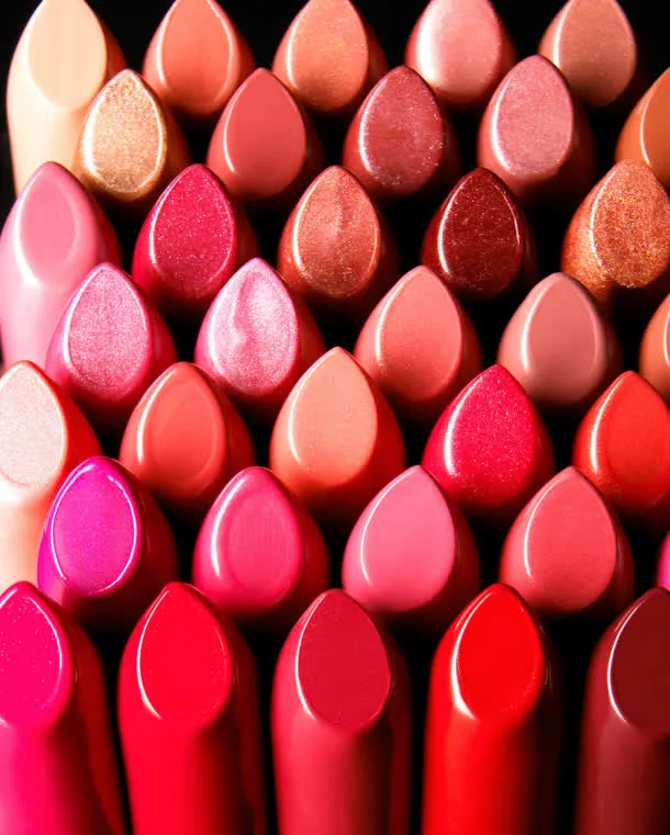 多种口红颜色珠光女性免抠