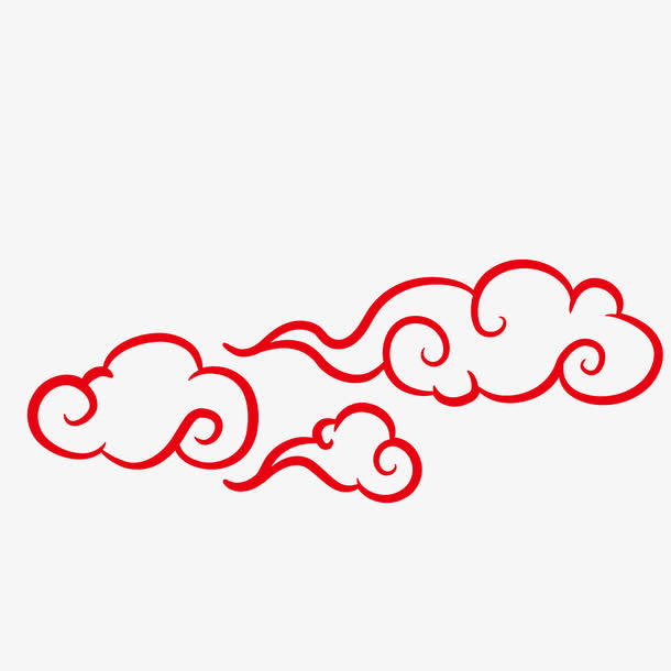 朵朵朵云纹免抠