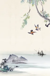 复古中国风海报背景高清