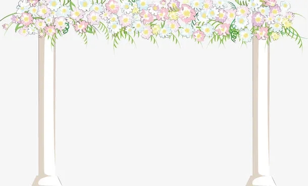 婚礼背景矢量图