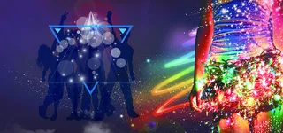 酒吧狂欢海报背景高清