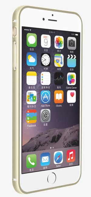iphone6plus正面边框免抠