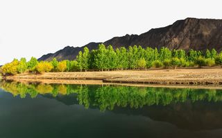 雅鲁藏布江风景三免抠