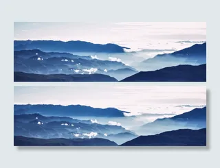 山峦渐变色背景素材高清