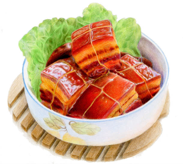 东坡肉免抠
