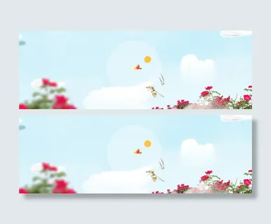春天banner创意设计