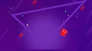 紫色背景红包海报