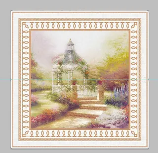 十字绣油画免抠