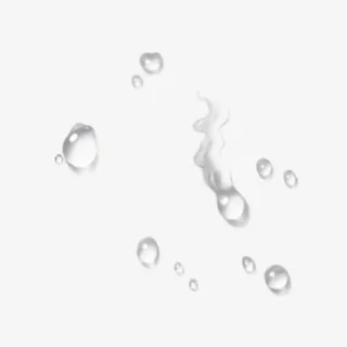 高清半透明海报水珠免抠