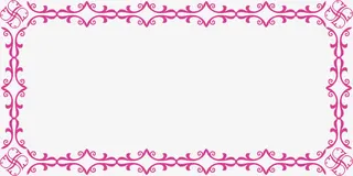 纹理彩条装饰边框免抠