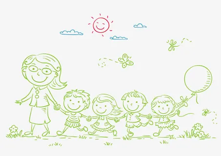 矢量卡通人物免抠