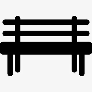 公园的长椅上图标免抠图标元素