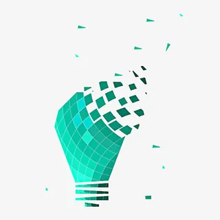 中国风智慧发现之光之飞翔的PNG免抠