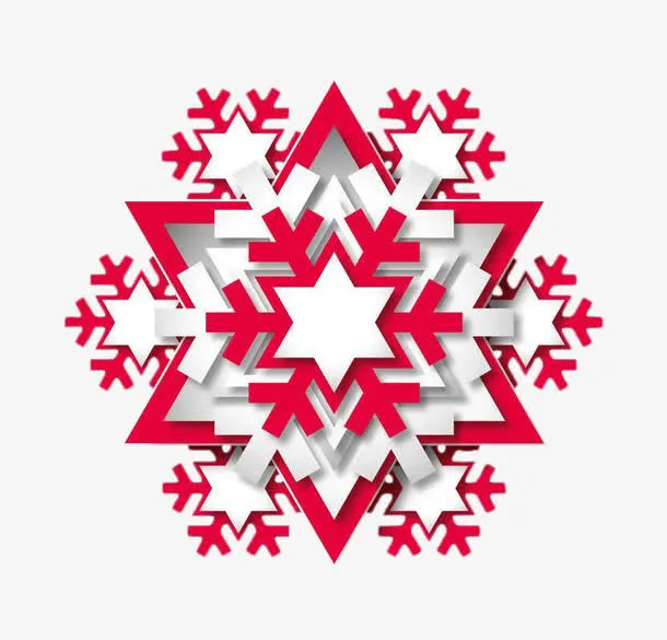 雪花图形免抠