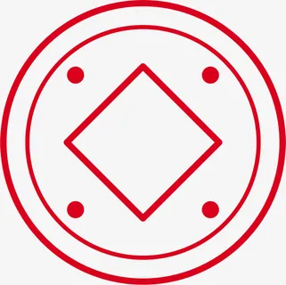 中国风铜钱新年装饰免抠