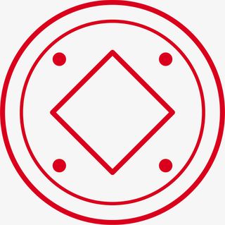 中国风铜钱新年装饰免抠