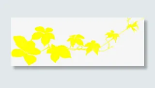 蓝色手绘春天花朵免抠