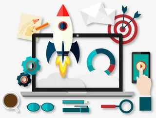 高效率办公插画矢量素材下载,免抠