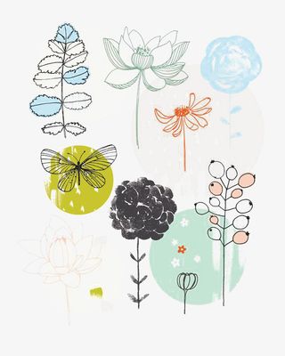 卡通植物花朵免抠