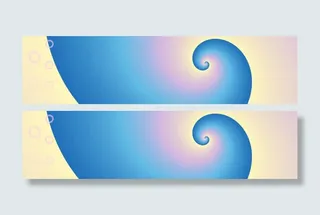 简约背景banner设计