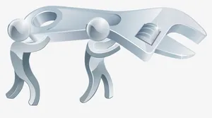 3D白色小人免抠