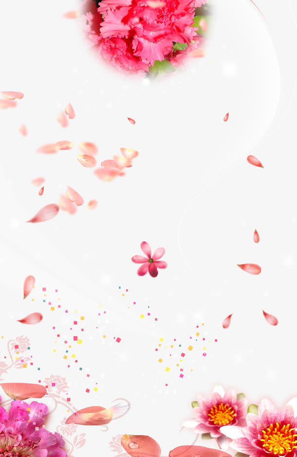 花瓣背景1免抠