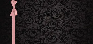 黑色卷草花纹背景素材高清