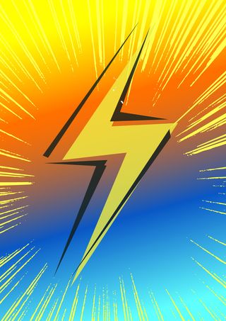 渐变闪电矢量背景素材高清